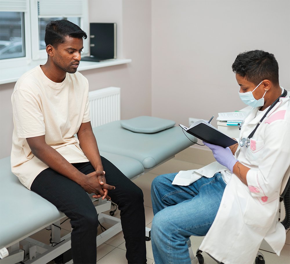 Sexologist Doctor हापुड़  के पास दिल्ली में स्वप्नदोष मरीज़ से confidential consultation — Dr. Monga Medi Clinic