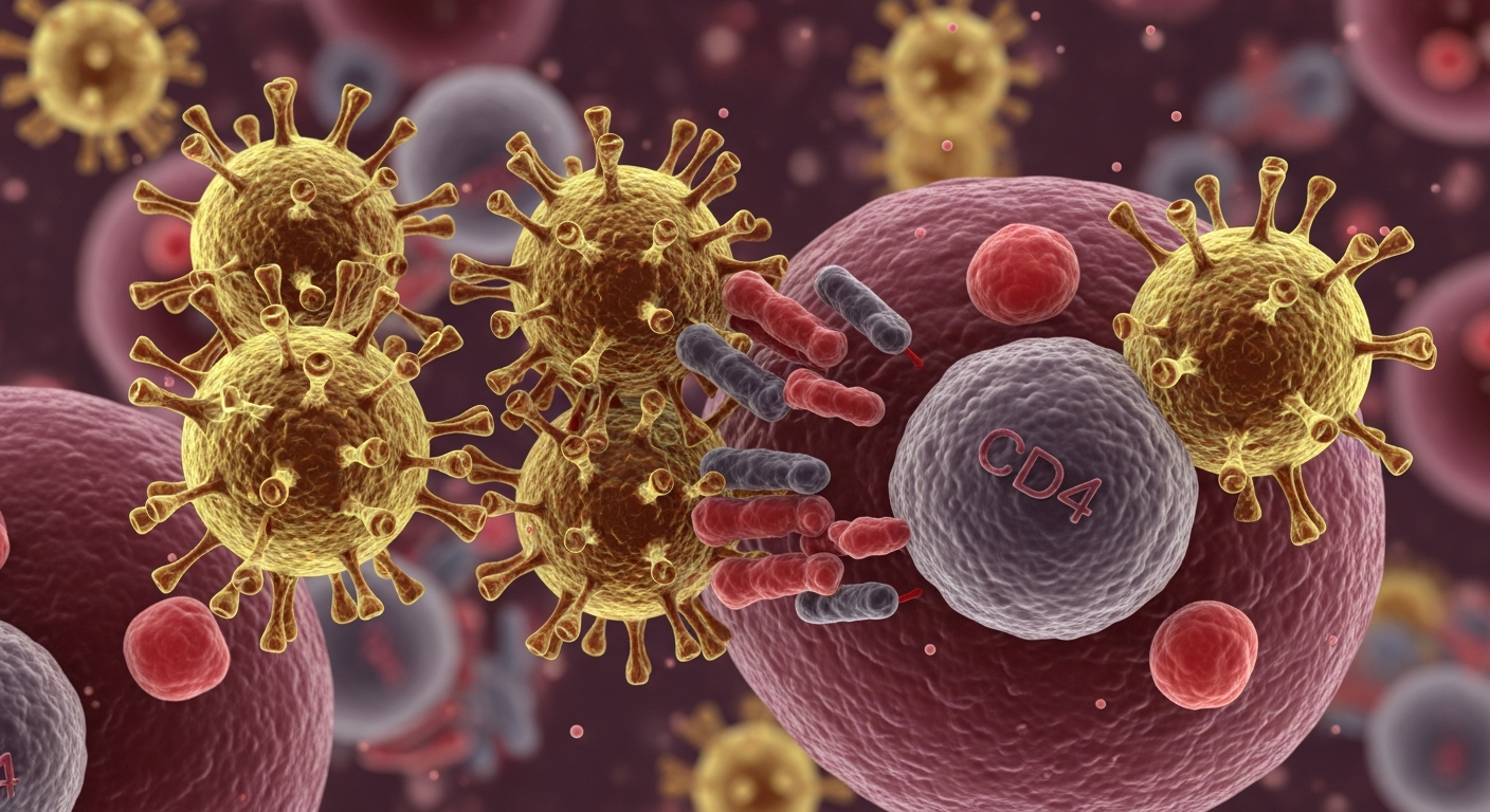 HIV Virus Illustration