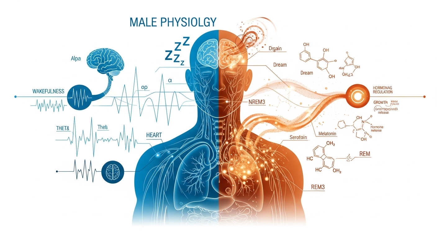 स्वप्नदोष क्या है — Nightfall Sleep Disorder Medical Illustration, हापुड़  के पास दिल्ली Sexologist Dr. Monga